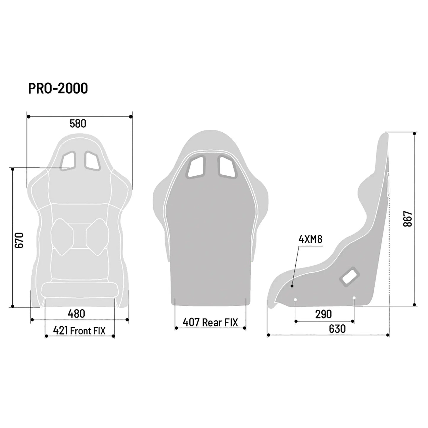 Sparco PRO 2000 QRT MARTINI RACING FIA seat