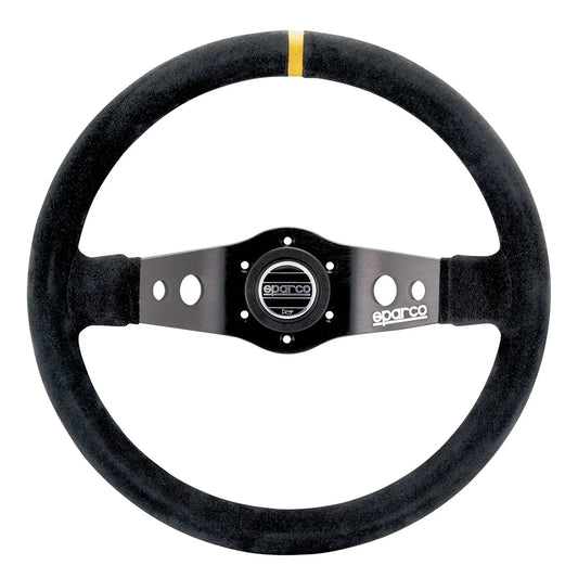 Sparco R215 350mm Suede Dished Steering Wheel