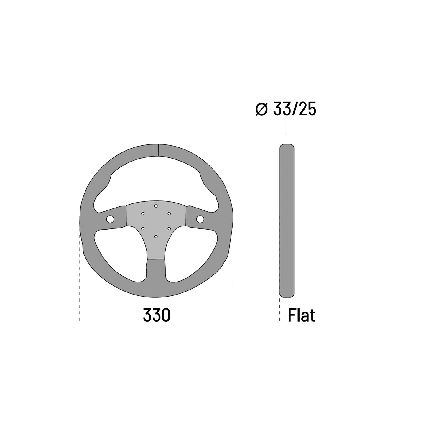 Sparco R330B 330mm