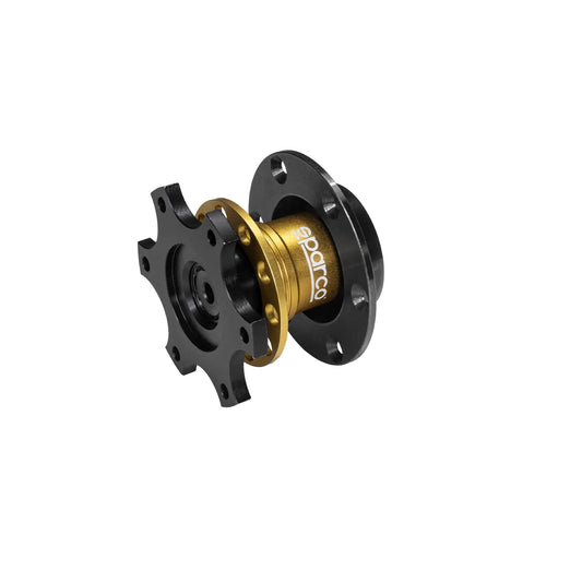 Sparco steering wheel hub quick release kit, FIA