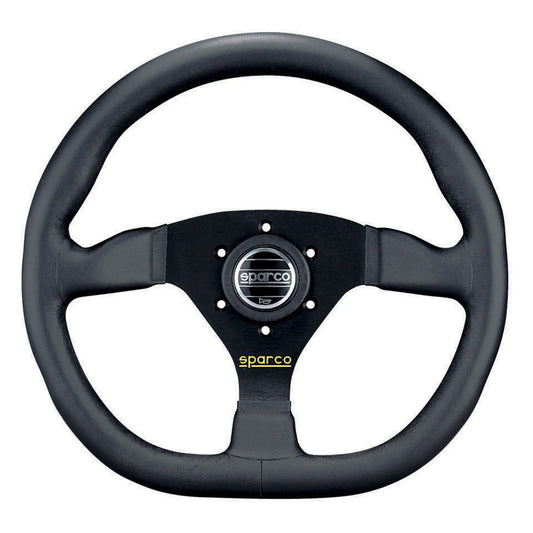 Sparco L360 330mm Flat Leather Steering Wheel