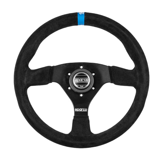 Sparco R383 LOGO, 330mm suede steering wheel