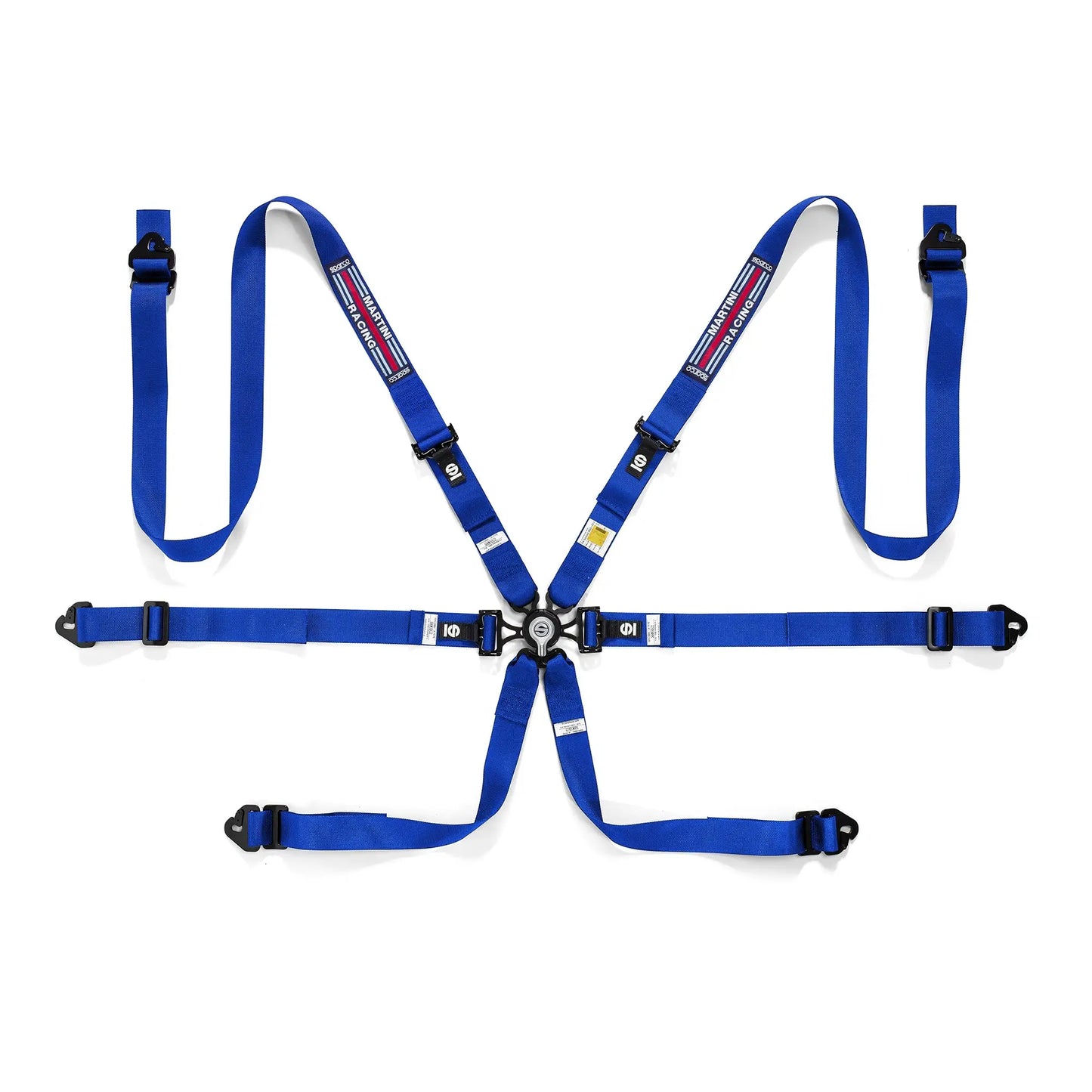 Sparco HPDMR MARTINI RACING 6pt FIA seat belt
