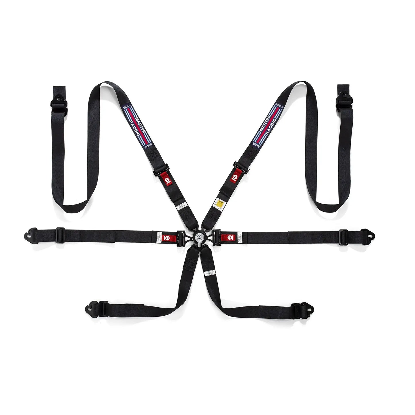 Sparco HPDMR MARTINI RACING 6pt FIA seat belt