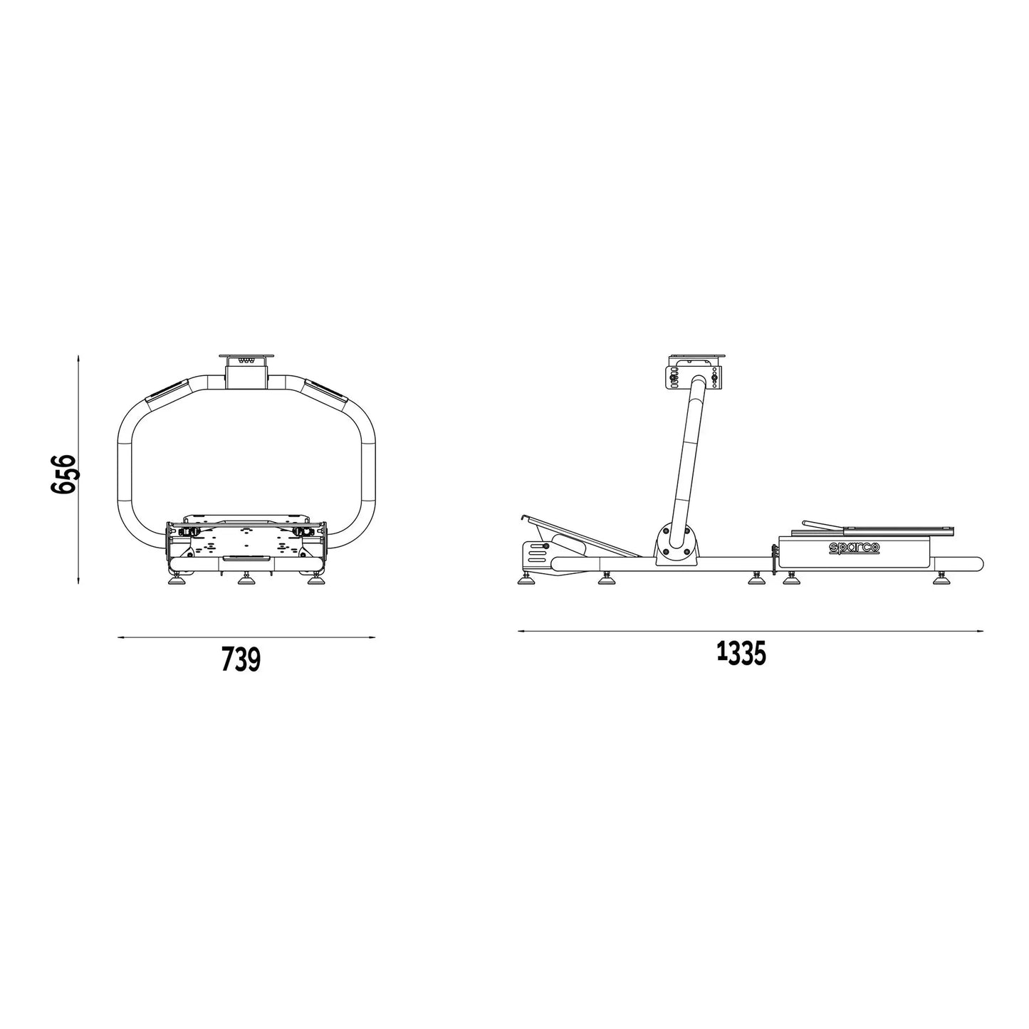 Sparco EVOLVE 3.0 Sim-racing Chassis