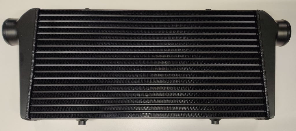 Intercooler 600x300x76mm alluminio Nero