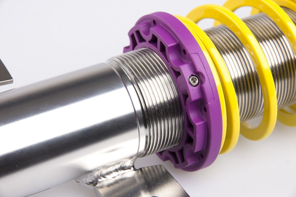 ABARTH 500, Stainless steel V1 coilover. Ring nut kit