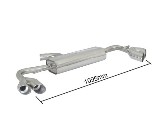 Audi TT (8J) 2.0 TFSI, Ragazzon 4-way exhaust