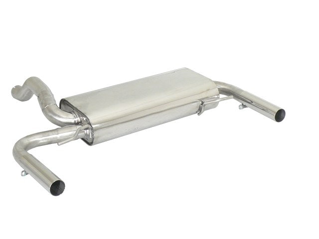 Renault Clio Mk3 2005>>2012 2.0 16V RS (147kW) 2010>> stainless steel split with 2 / 54mm round tailpipes
