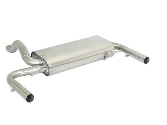 Renault Clio Mk3 2005>>2012 2.0 16V RS (147kW) 2010>> stainless steel split with 2 / 54mm round tailpipes