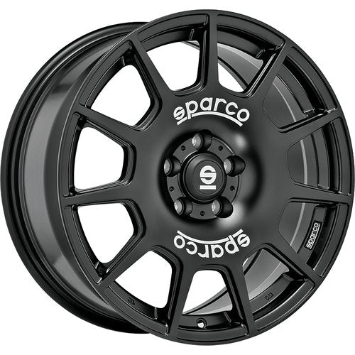 SPARCO TERRA MATT BLACK WHITE LETTERING