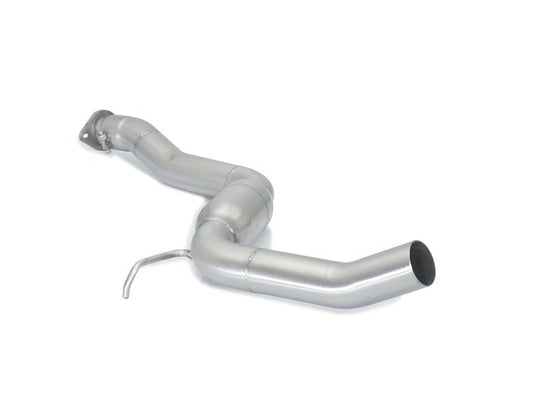 Alfa Romeo 156 GTA, Stainless steel central silencer, 70 mm wider line