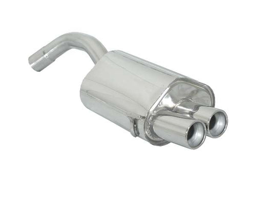 Alfa Romeo 147 3.2 GTA, Stainless steel rear with 2x80 mm round tips Ragazzon