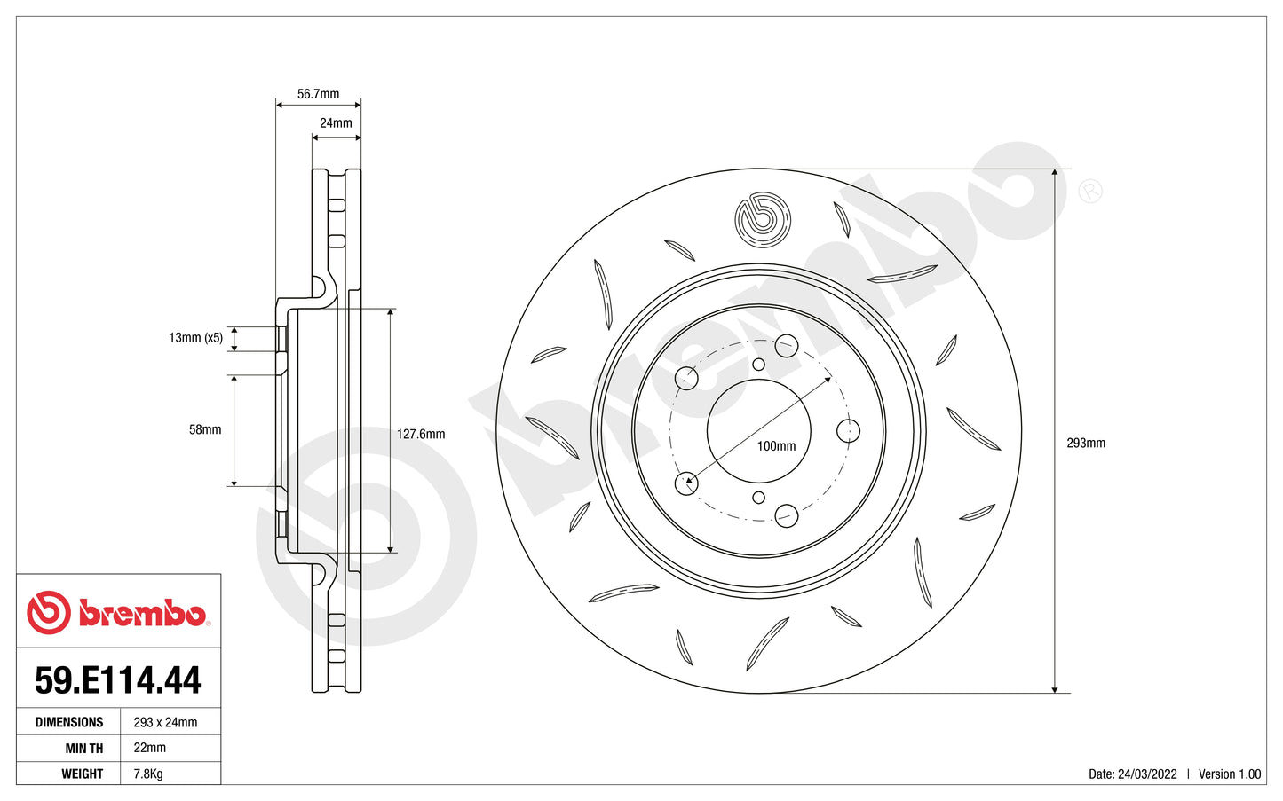 TOYOTA GT86 COUPE (ZN6_ )Dischi Ant. BREMBO SPORT