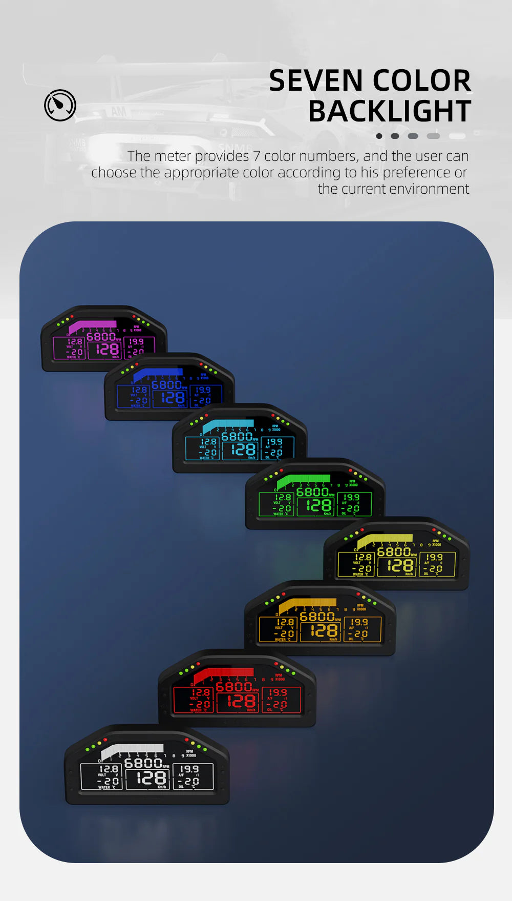 Sinco Tech 6.5'' multifunction display dashboard