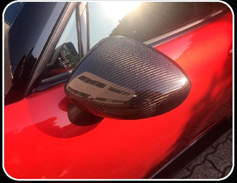 ABARTH 124 SPIDER , calotte specchi in carbonio