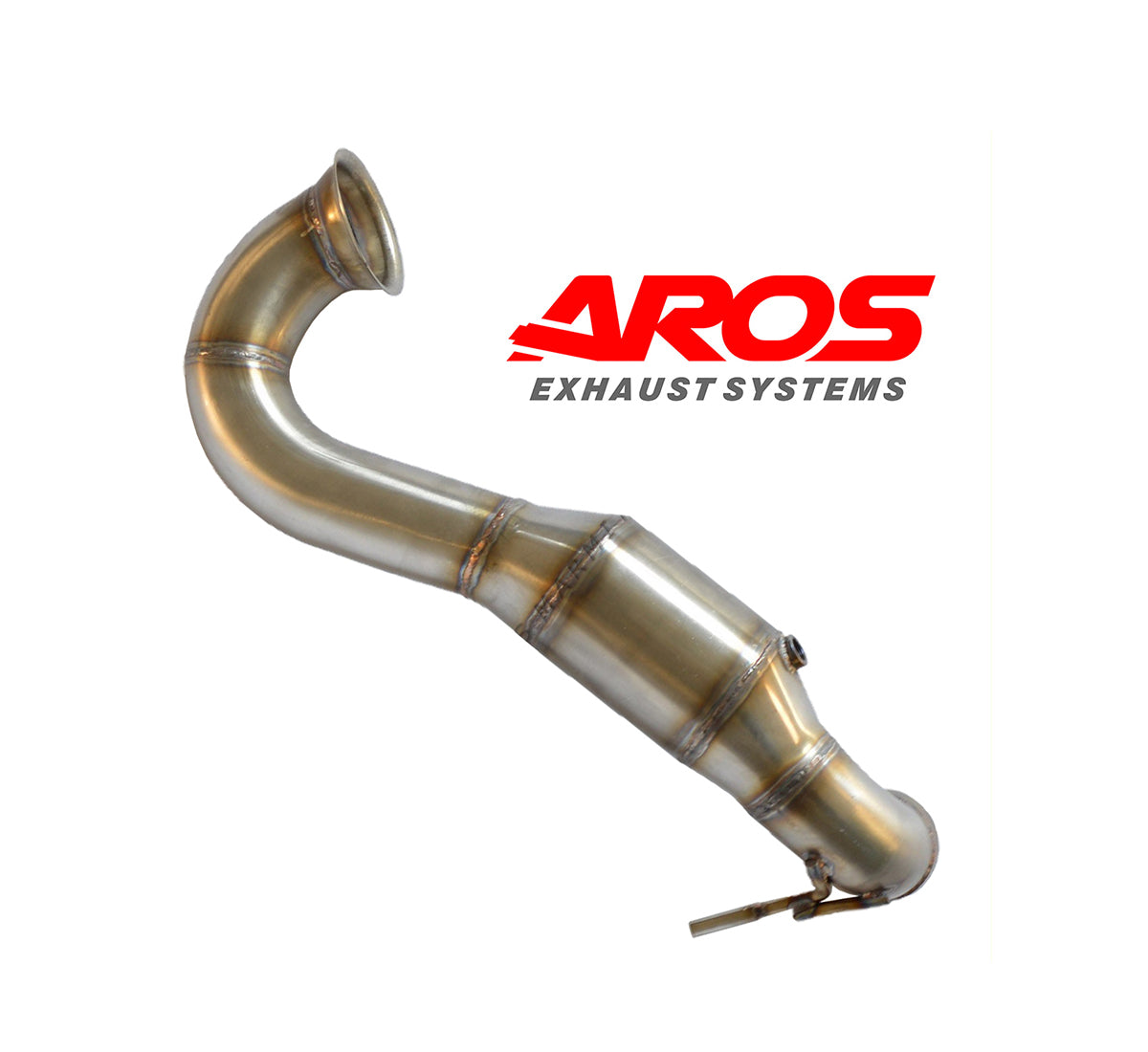 Mercedes Classe A 45 AMG 2.0 (360/381 Hp) Downpipe+Kat Aros