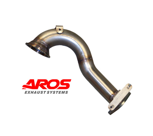 Abarth Grande Punto 1.4 Downpipe without catalytic converter, short model Aros