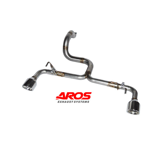 Fiat 500 Abarth 1.4 Turbo Finale without silencer and two tailpipes (135 Hp) AROS