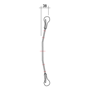 LUISI RACING, 350mm black suede