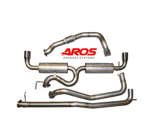 Lancia Delta HF Integrale 2.0 8V-16V, Aros complete exhaust system