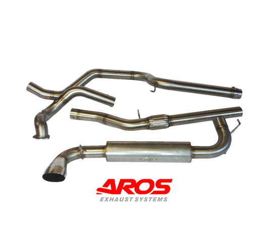 Lancia Delta HF Integrale EVO, complete exhaust Ø70 AROS