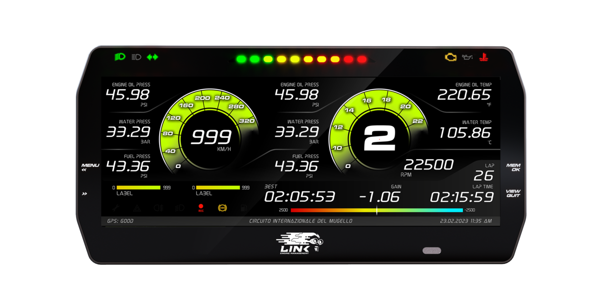 MXT RACE AIM 10" Dash MXT Strada RACE Edition