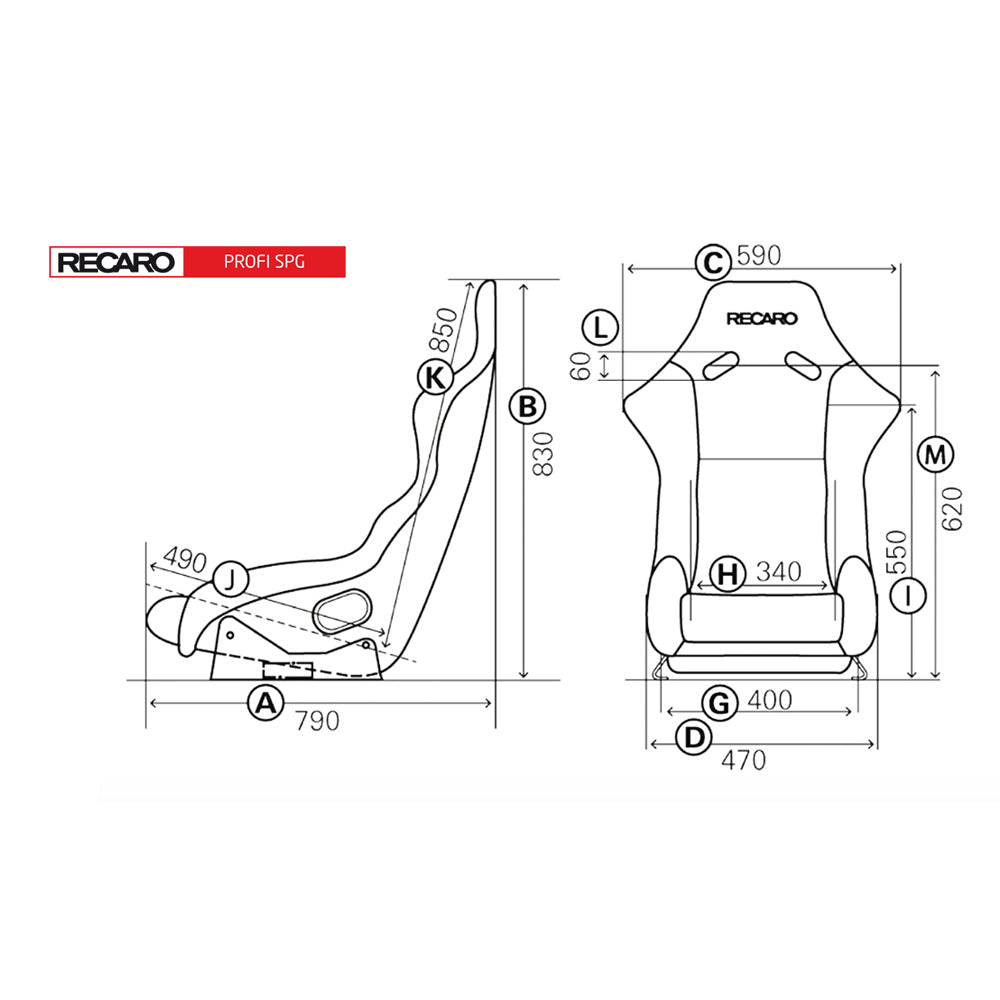 RECARO - PROFI SPG Seat, FIA