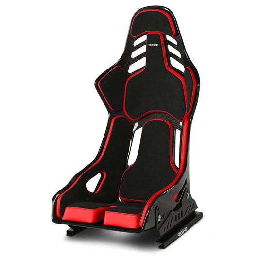 RECARO PODIUM GF M Black Alcantara/Red Leather FIA