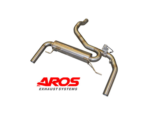 Renault Clio 3 RS 2.0i (197/200/203 Hp) Valve-reduced final exhaust (straight cut exits)
