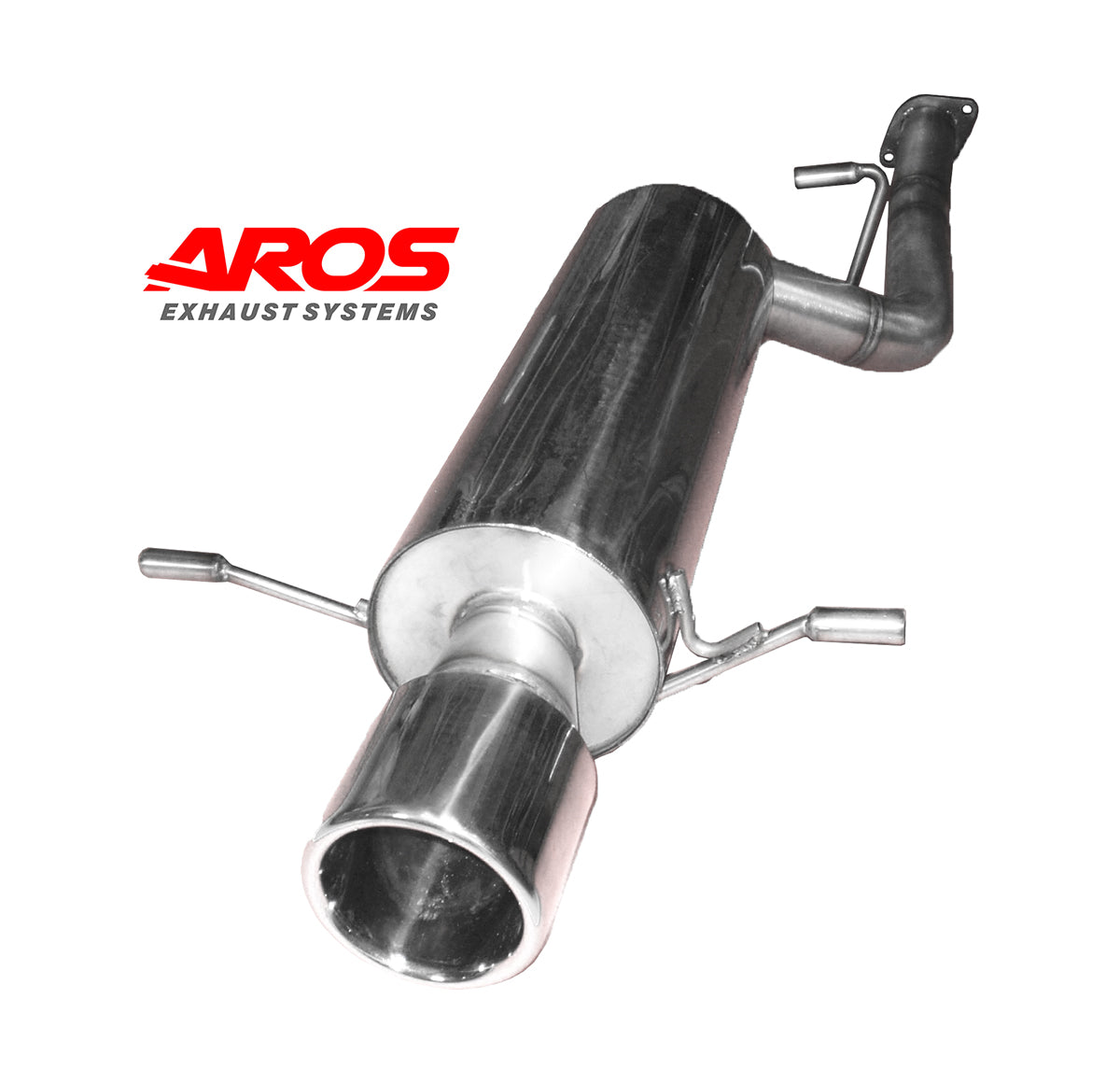 Subaru Impreza WRX STI 2002-2007 GG/GD Single Outlet Muffler Aros