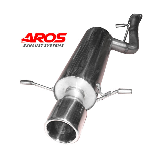 Subaru Impreza WRX STI 2002-2007 GG/GD Single Outlet Muffler Aros