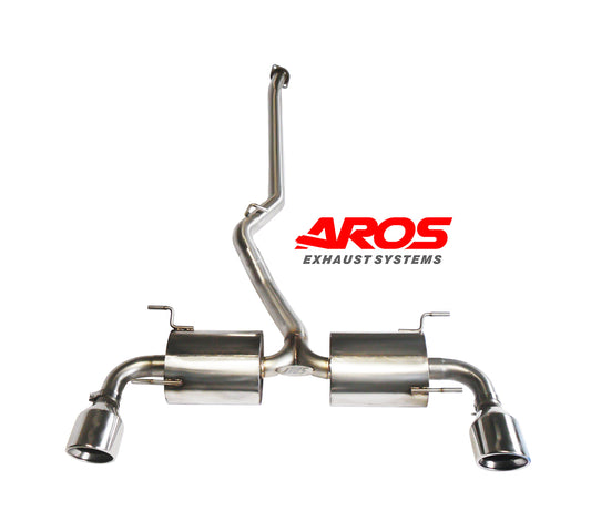 Toyota GT86 2.0, Non-silenced central + AROS final
