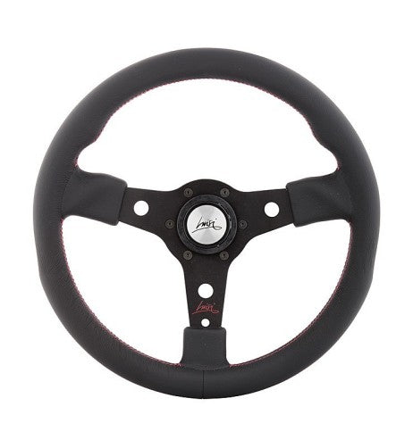LUISI Racing 350mm Black Leather