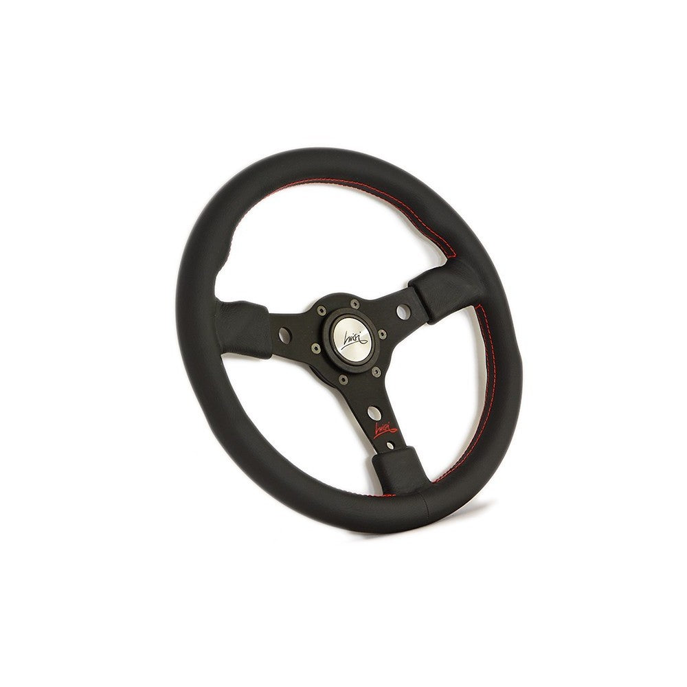 LUISI Racing 350mm Black Leather