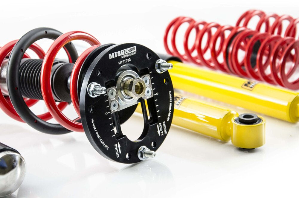 VW GOLF VI (5K1) 2.0R/TFSI/TDI 4MOTION, STAINLESS STEEL ring nut kit + MTS/Eibach Camber kit