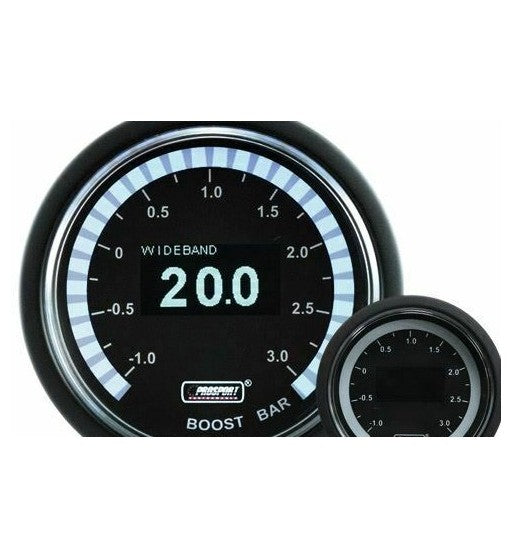 PROSPORT wideband OLED 52mm+BOSCH probe