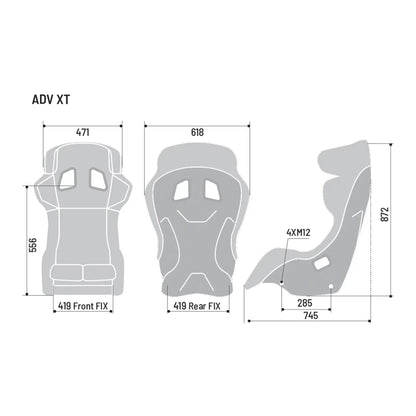 Sparco ADV-XT (FIA 8855-2021) FIA seat 