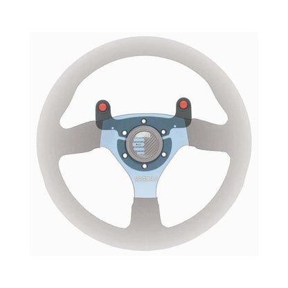 Steering wheel support for Sparco racing buttons 