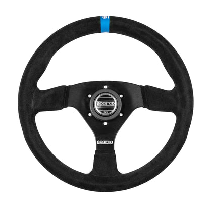 Sparco R383 LOGO, 330mm suede steering wheel 