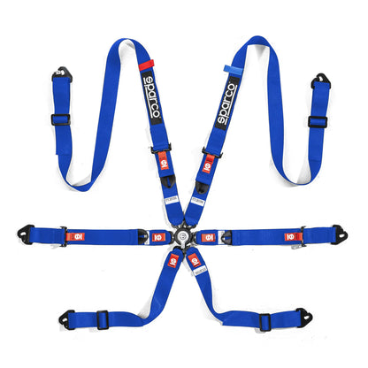 SPARCO COMPETITION H-2 PU 6pt FIA harness 