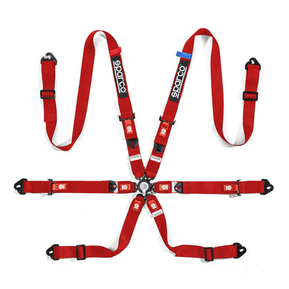 SPARCO COMPETITION H-2 PU 6pt FIA harness 