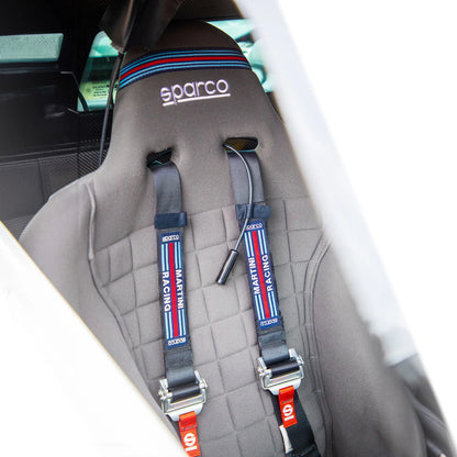 Sparco HPDMR MARTINI RACING 6pt FIA seat belt 