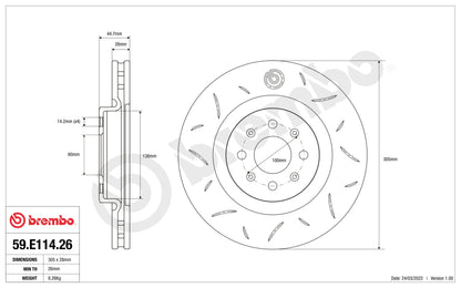 ABARTH Grande Punto 1.4 155 Dischi Ant. BREMBO SPORT