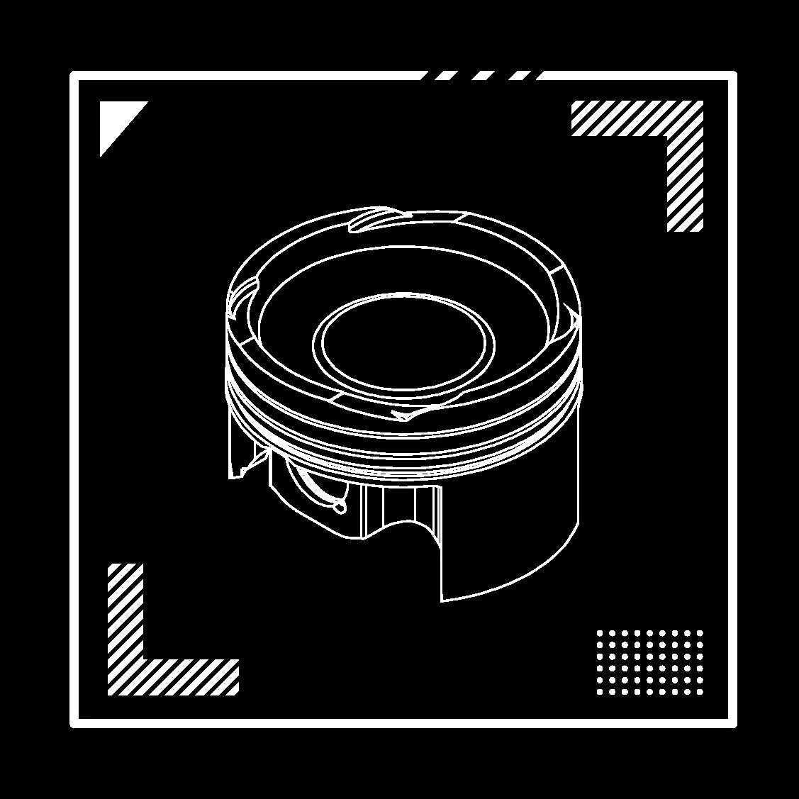 Renault Clio III RS 2.0 ,pistoni ITALIANRP