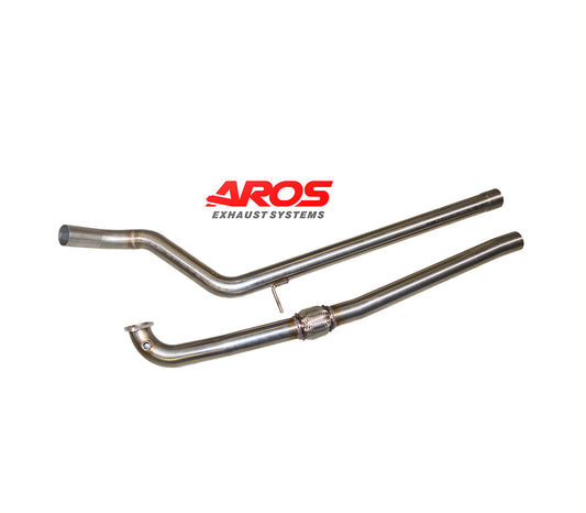 Fiat 500 Abarth 1.4 Turbo Central without silencer (135 Hp) AROS