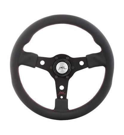 LUISI Racing 350mm Black Leather