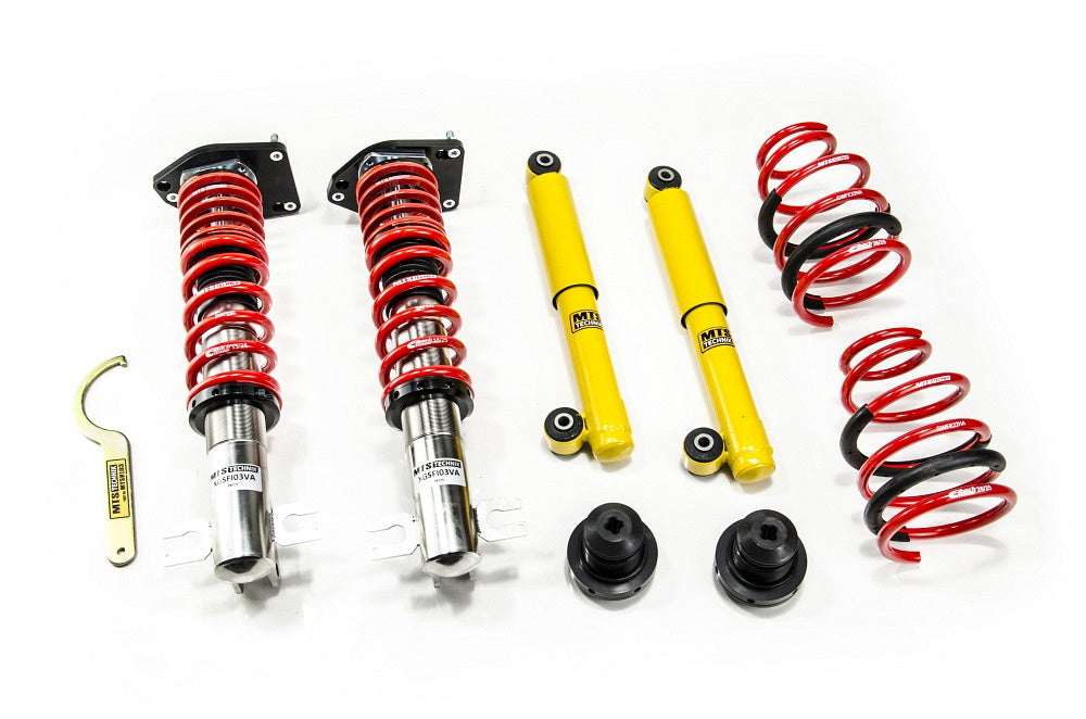 Fiat CINQUECENTO kit ghiera INOX STANCE MTS/Eibach+TOP MOUNT